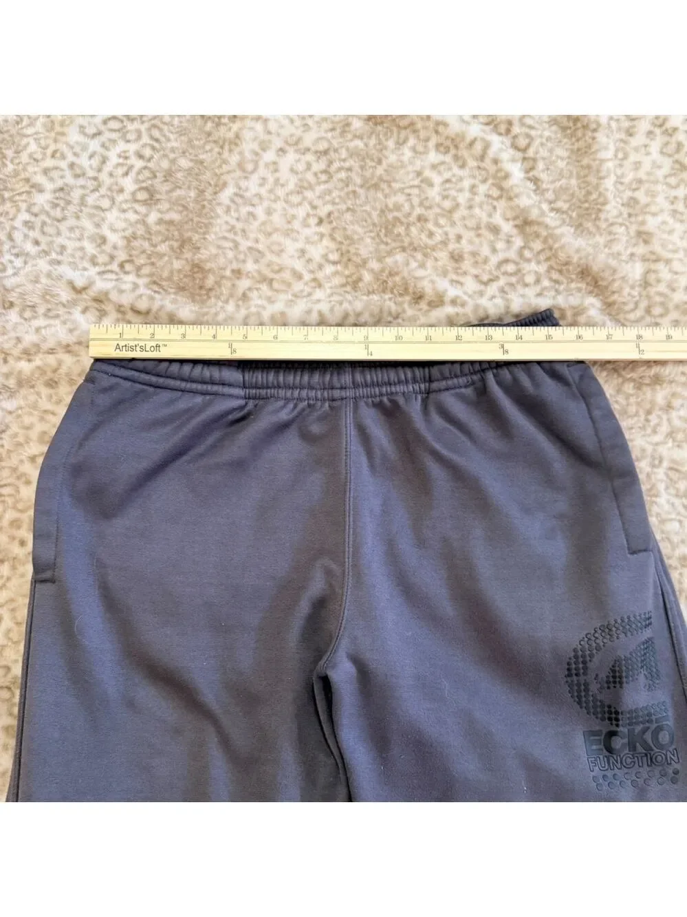 Ecko Function‎ Grey Tech Cargo Track Pants Baggy Cyber Y2K Gorpcore Mens Size S